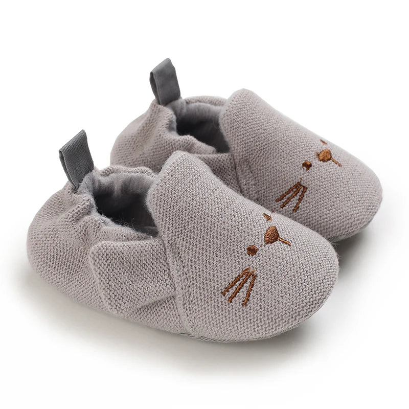 Cotton-Lined Baby Booties – Stay-On Comfort Fit