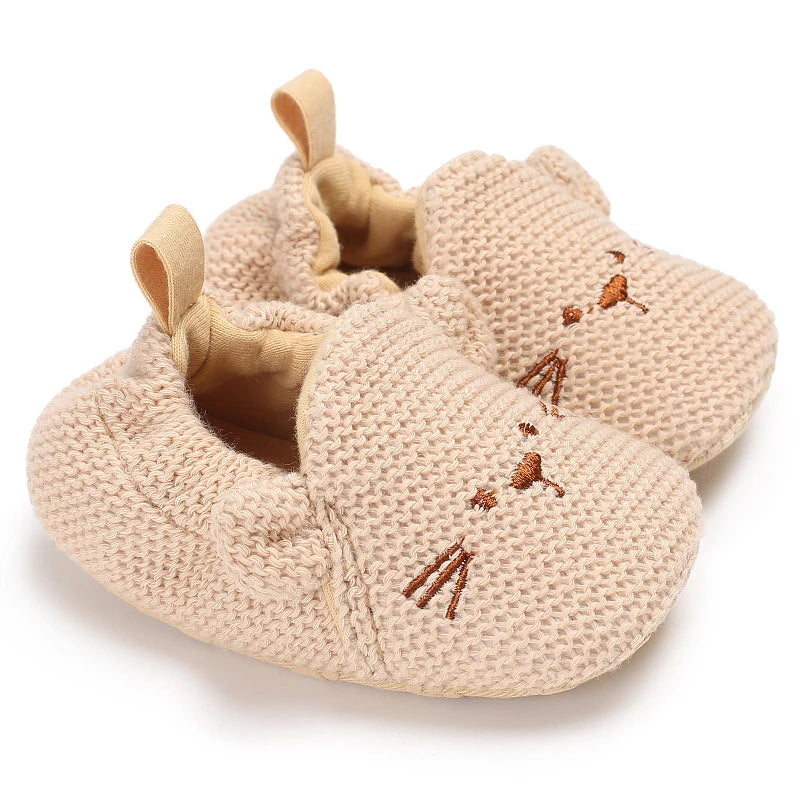 Cotton-Lined Baby Booties – Stay-On Comfort Fit